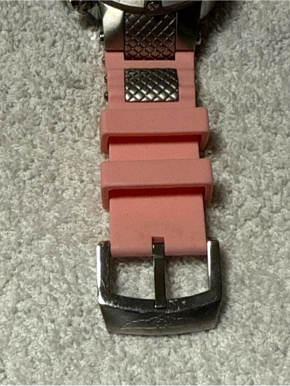 Invicta Men’s Subaqua Model 1383 Rose Pink Chronograph Stainless Steel Watch